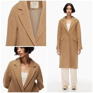 Aritzia Wilfred Westbury Coat in Classic Camel Size 2